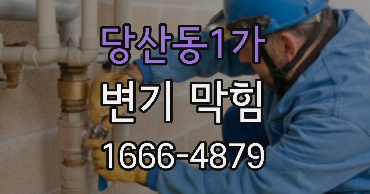 당산동1가 변기 막힘