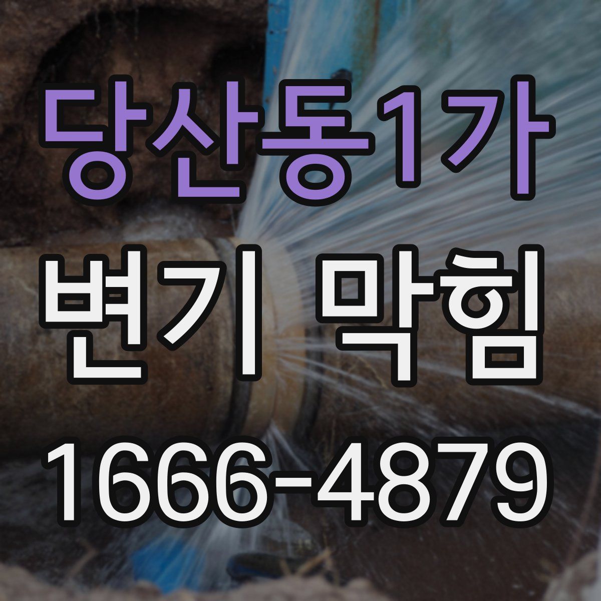 당산동1가 변기 막힘
