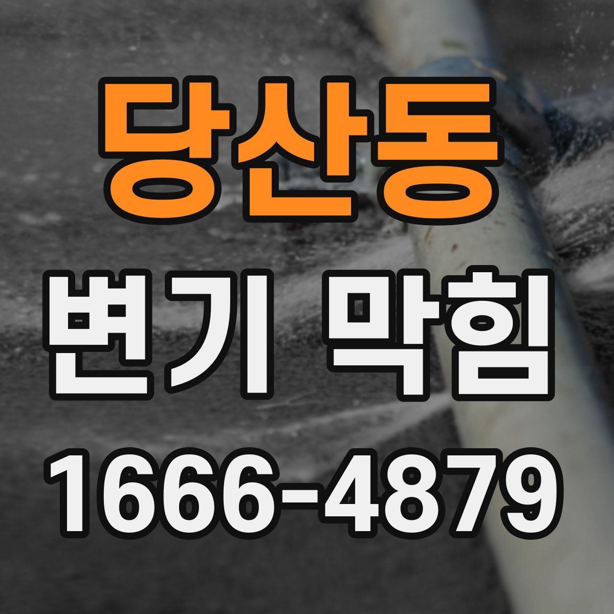 당산동 변기 막힘