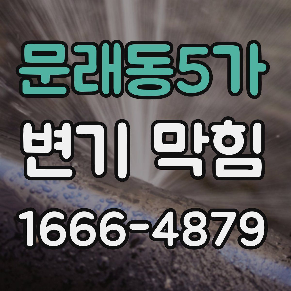 문래동5가 변기 막힘