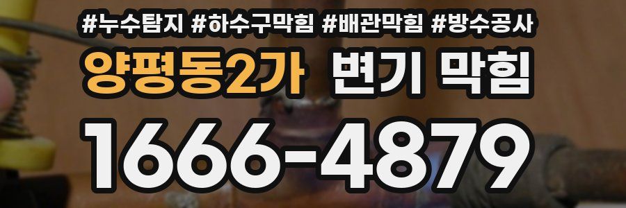 양평동2가 변기 막힘