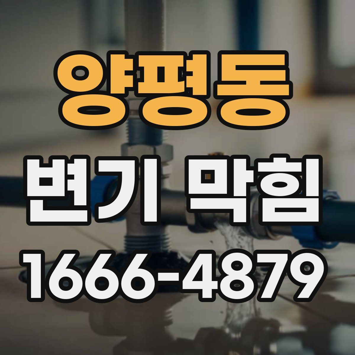 양평동 변기 막힘
