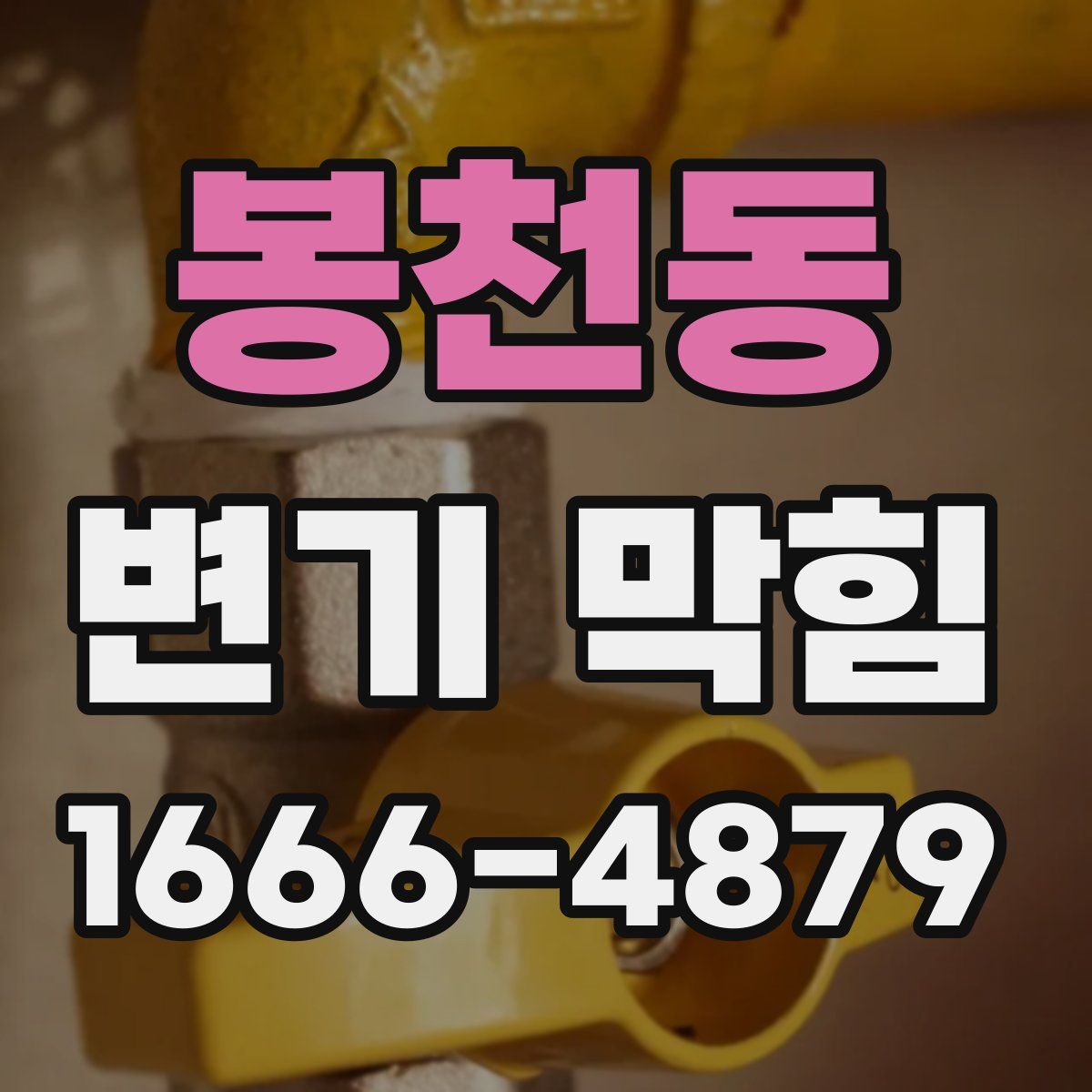 봉천동 변기 막힘