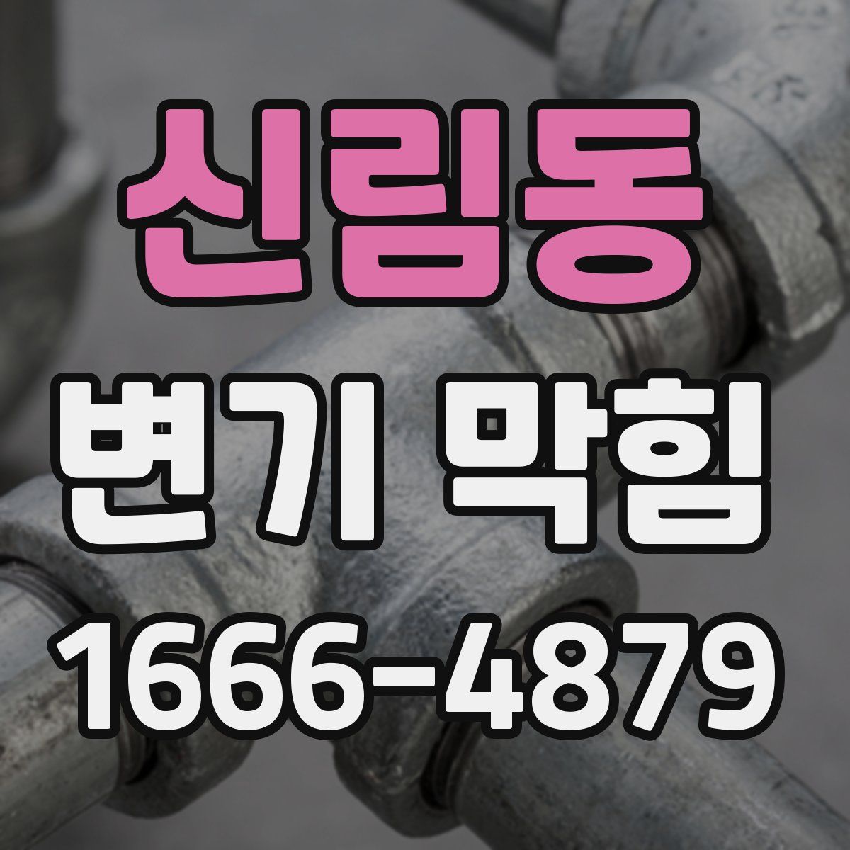 신림동 변기 막힘