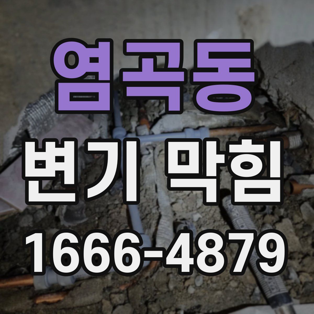 염곡동 변기 막힘