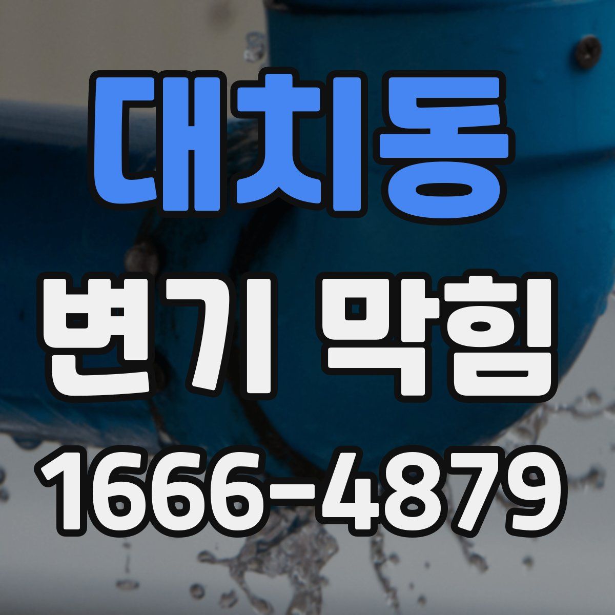 대치동 변기 막힘