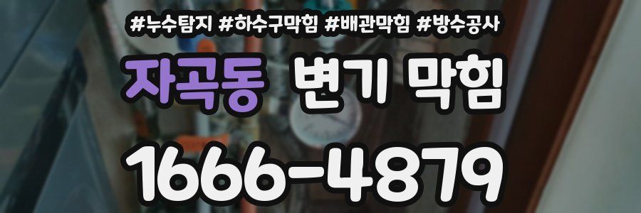 자곡동 변기 막힘