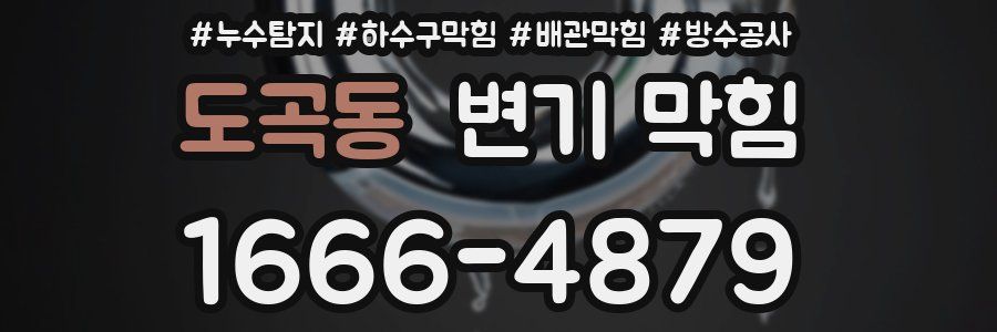 도곡동 변기 막힘