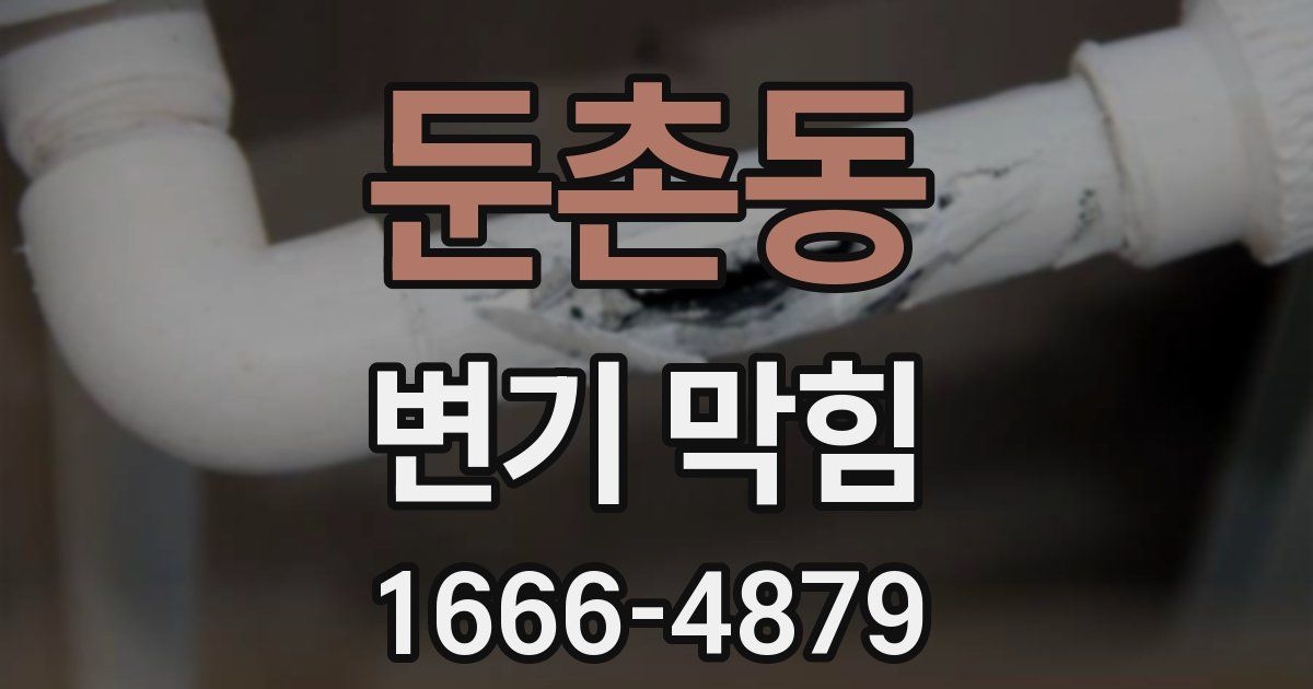 둔촌동 변기 막힘