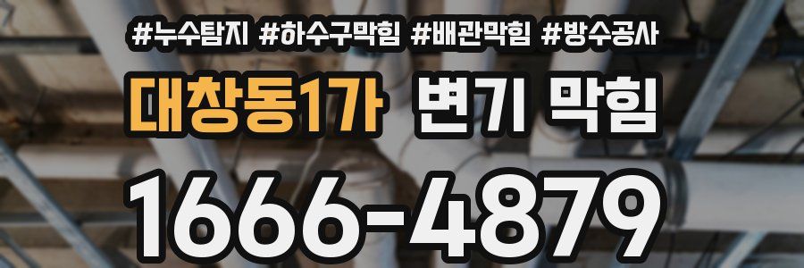 대창동1가 변기 막힘