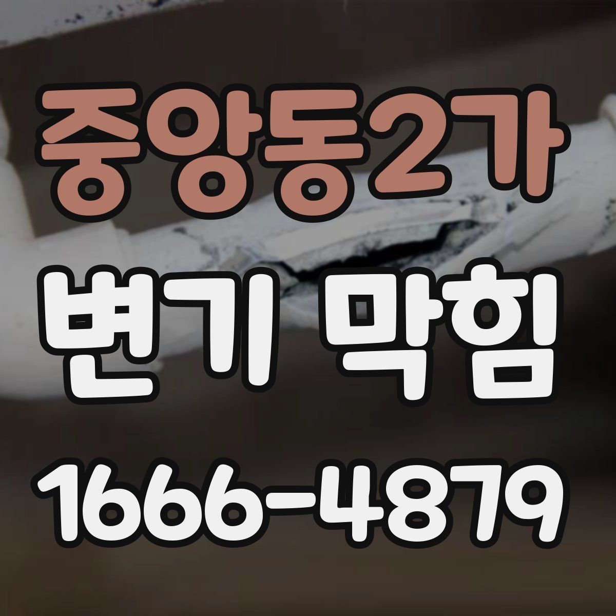 중앙동2가 변기 막힘