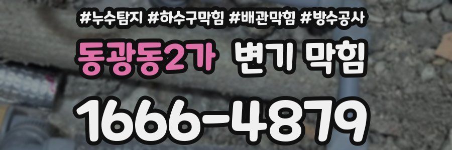 동광동2가 변기 막힘