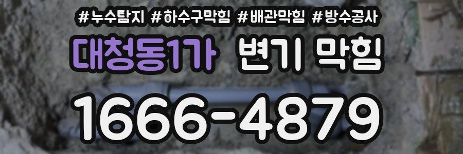 대청동1가 변기 막힘