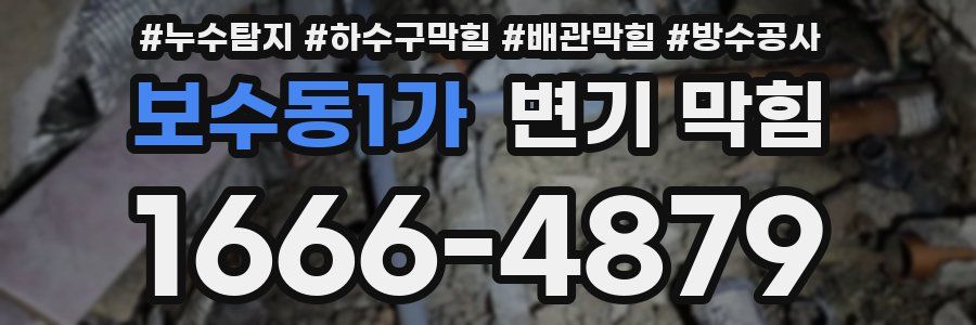 보수동1가 변기 막힘