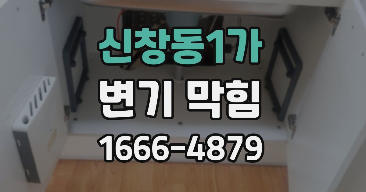 신창동1가 변기 막힘