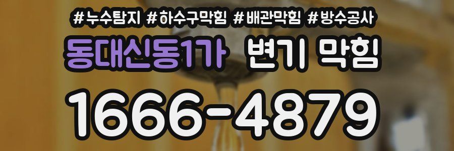 동대신동1가 변기 막힘