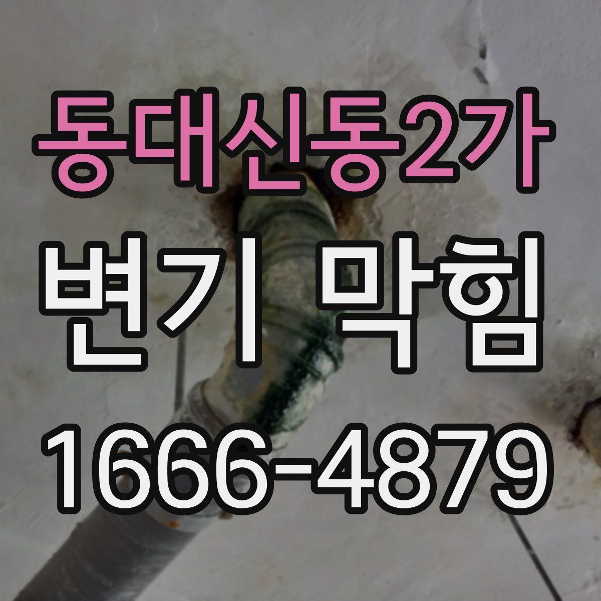 동대신동2가 변기 막힘