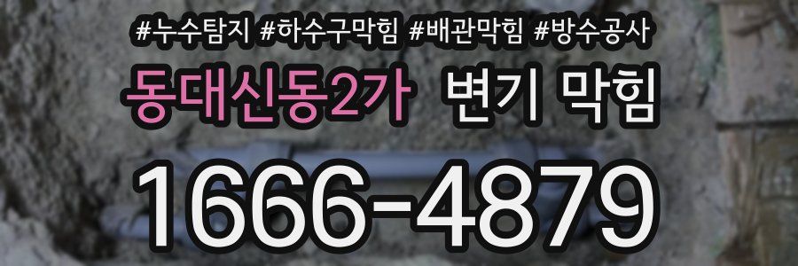 동대신동2가 변기 막힘