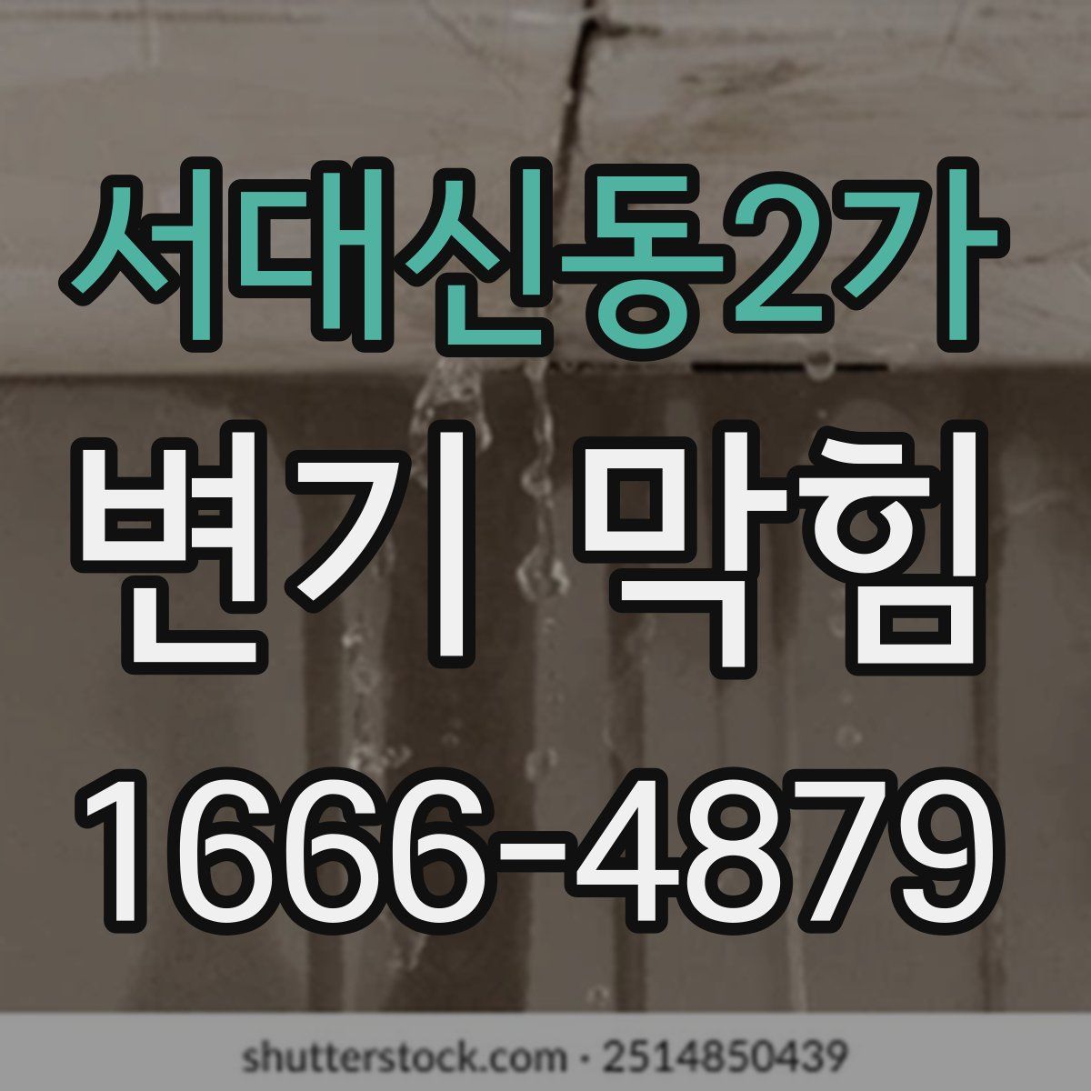 서대신동2가 변기 막힘