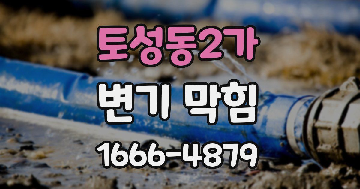 토성동2가 변기 막힘
