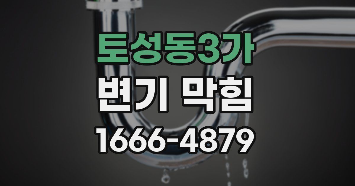 토성동3가 변기 막힘