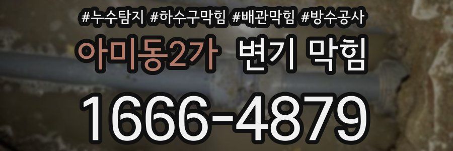 아미동2가 변기 막힘