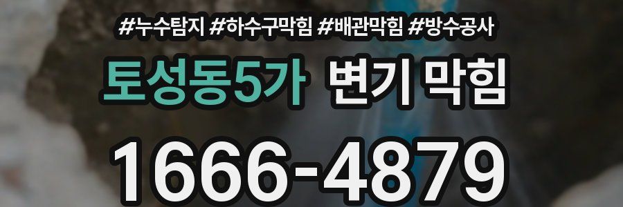 토성동5가 변기 막힘