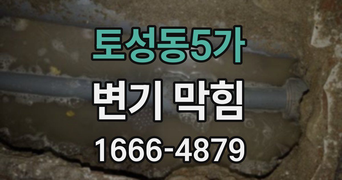 토성동5가 변기 막힘