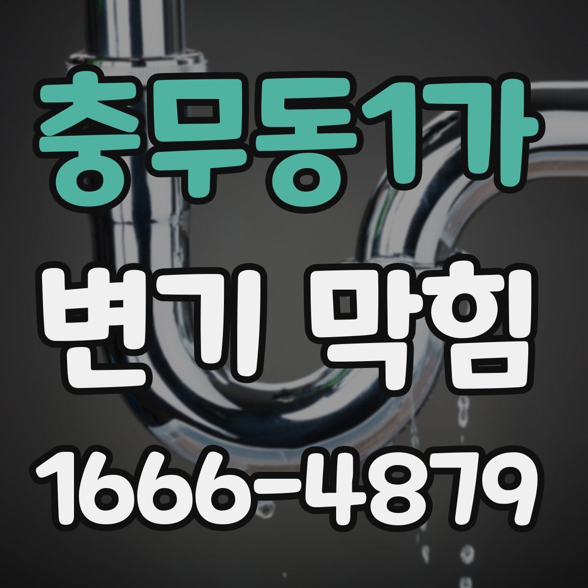 충무동1가 변기 막힘