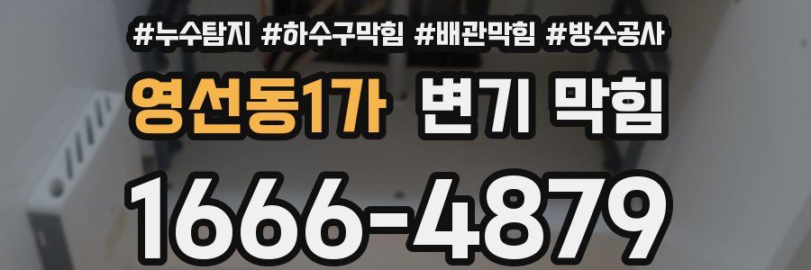 영선동1가 변기 막힘