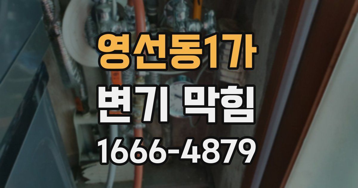 영선동1가 변기 막힘
