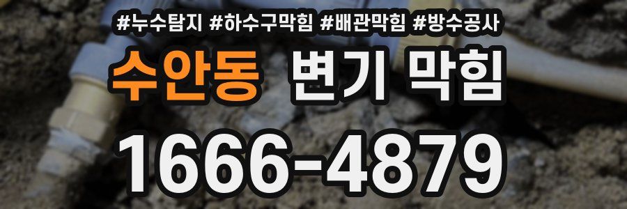 수안동 변기 막힘