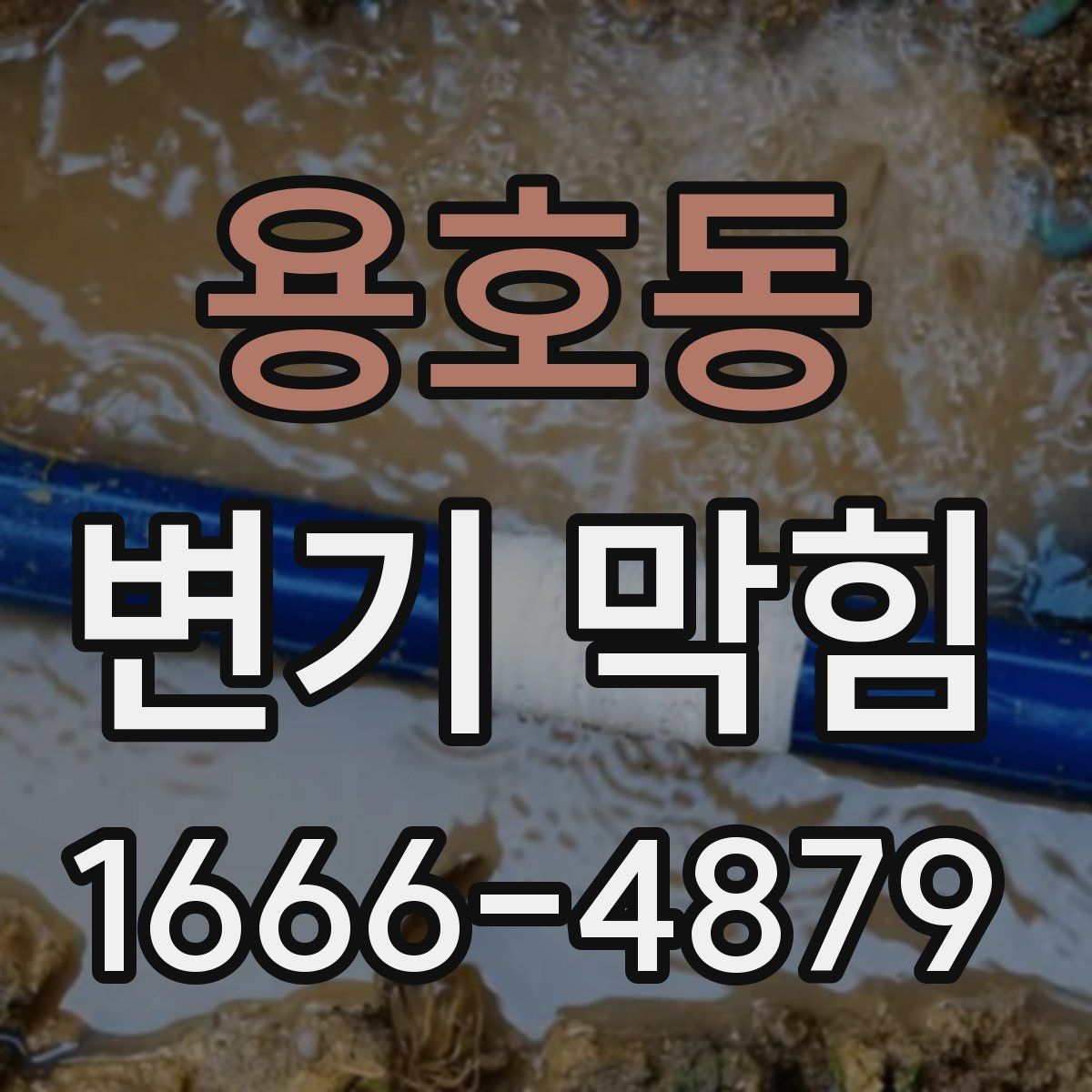 용호동 변기 막힘