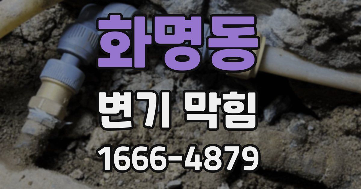 화명동 변기 막힘