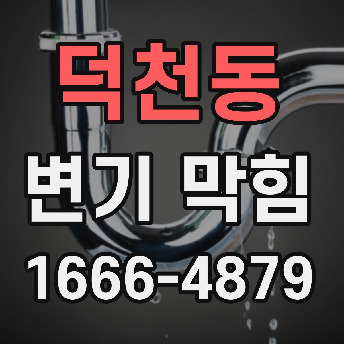 덕천동 변기 막힘