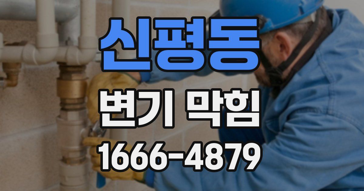 신평동 변기 막힘