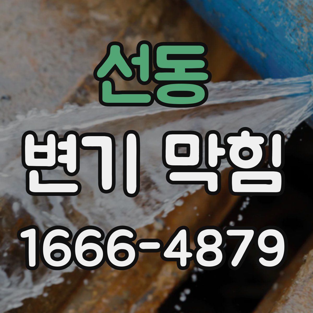 선동 변기 막힘