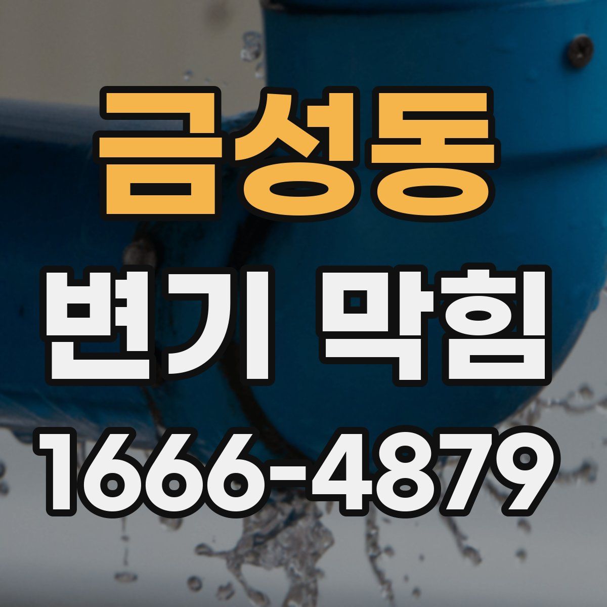금성동 변기 막힘