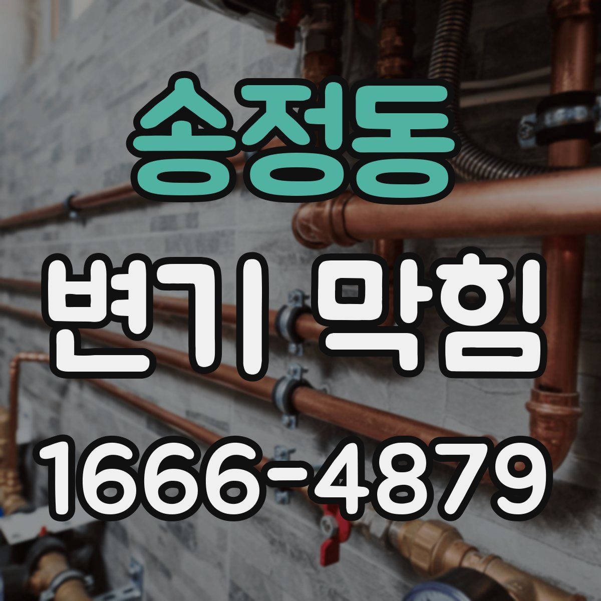 송정동 변기 막힘