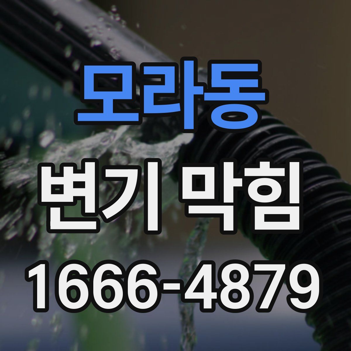 모라동 변기 막힘