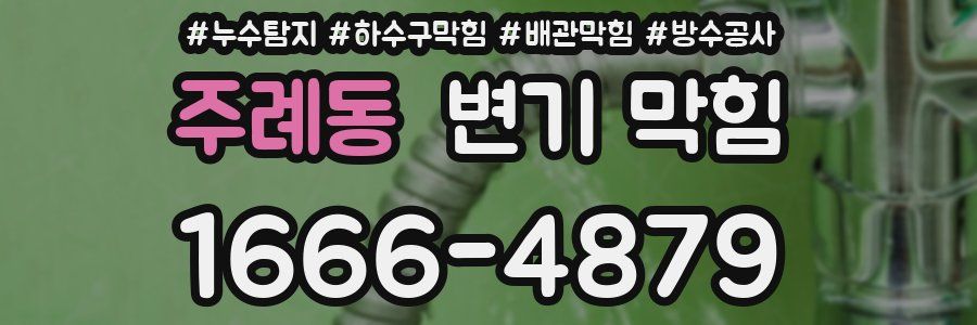 주례동 변기 막힘