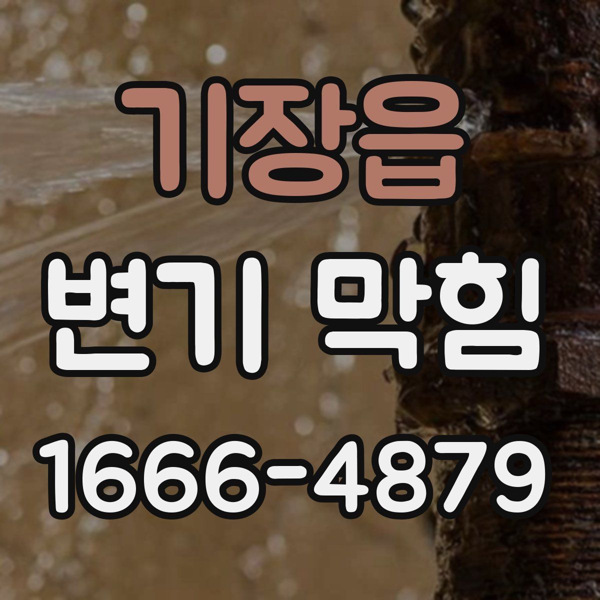 기장읍 변기 막힘