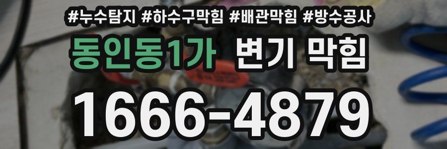 동인동1가 변기 막힘