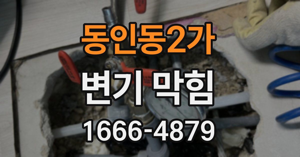 동인동2가 변기 막힘