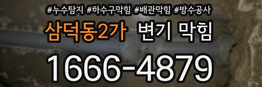 삼덕동2가 변기 막힘