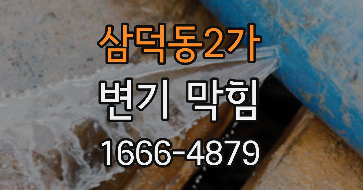 삼덕동2가 변기 막힘