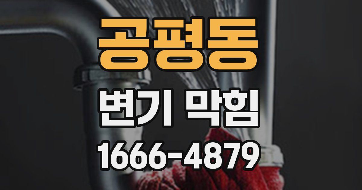 공평동 변기 막힘