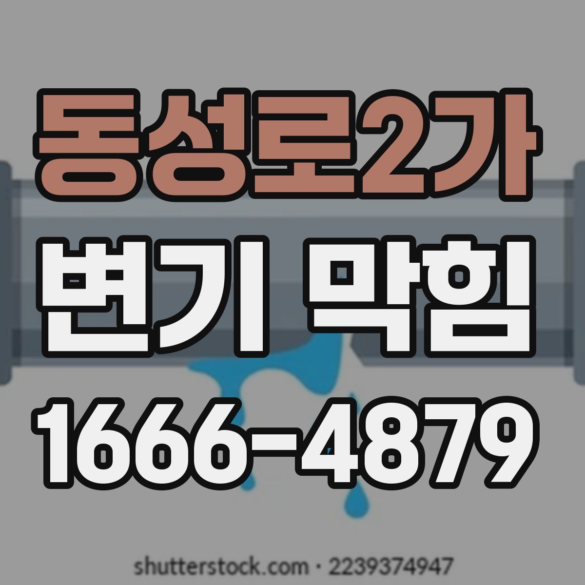 동성로2가 변기 막힘