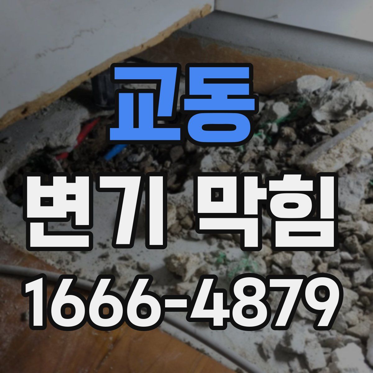 교동 변기 막힘