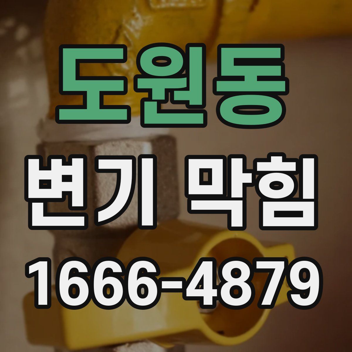도원동 변기 막힘